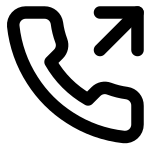Phone Outgoing SVG Icon